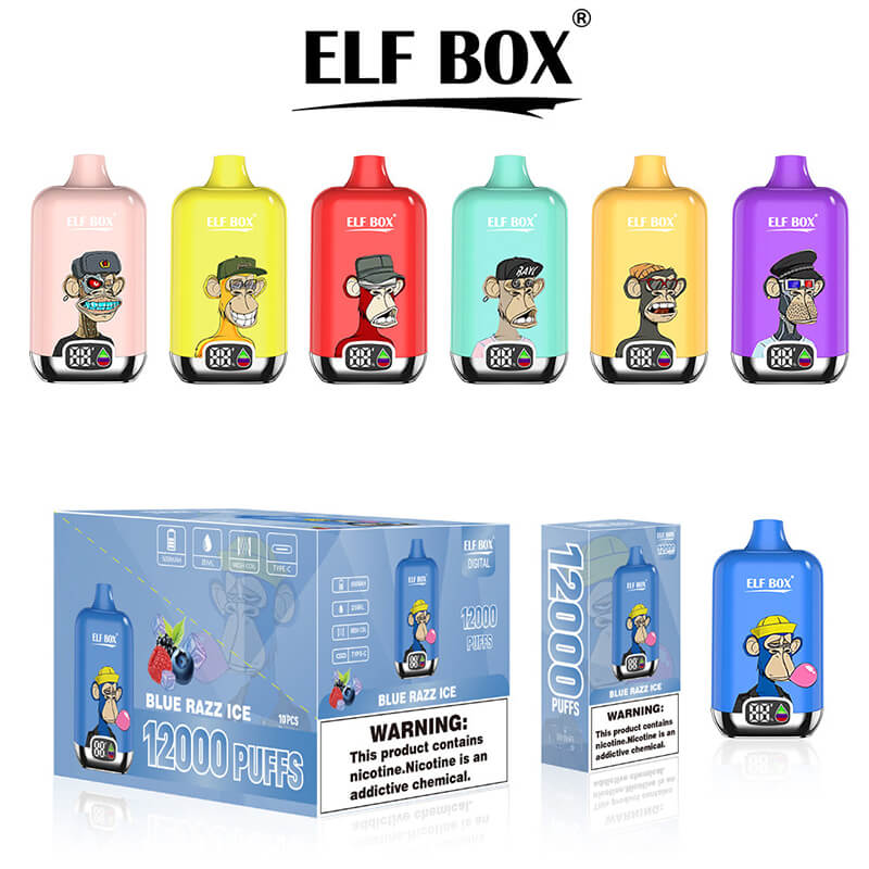 ELF BOX Digital 12000 Puffs Disposable Vape