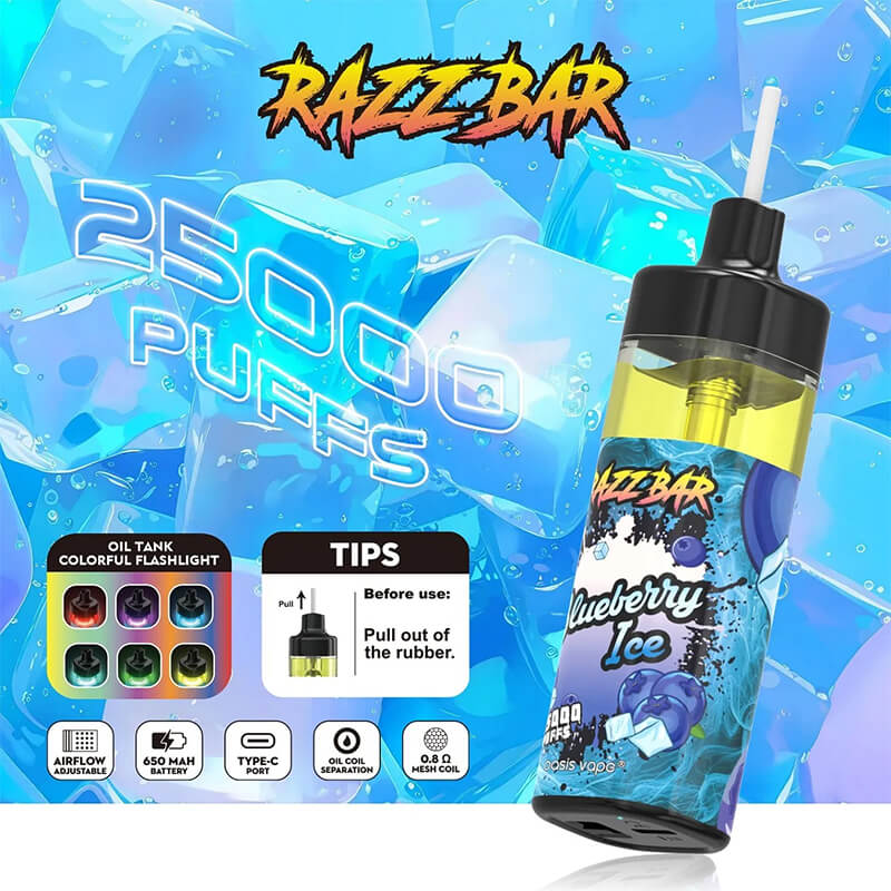 Razz Bar 25000 Puffs Disposable Vape