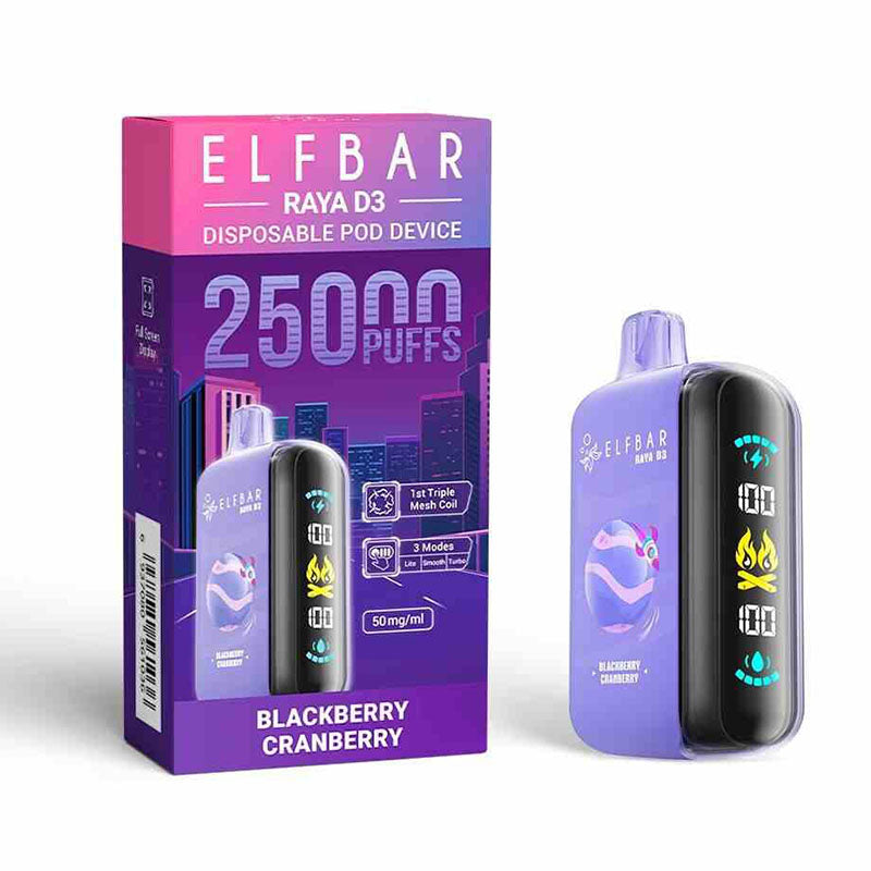 ELF BAR Raya D3 25000 Puffs Disposable Vape