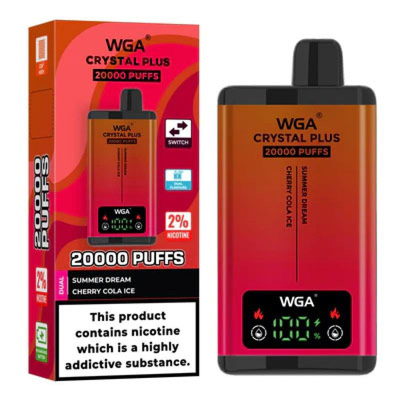 WGA Crystal Plus 20000 Disposable Vape